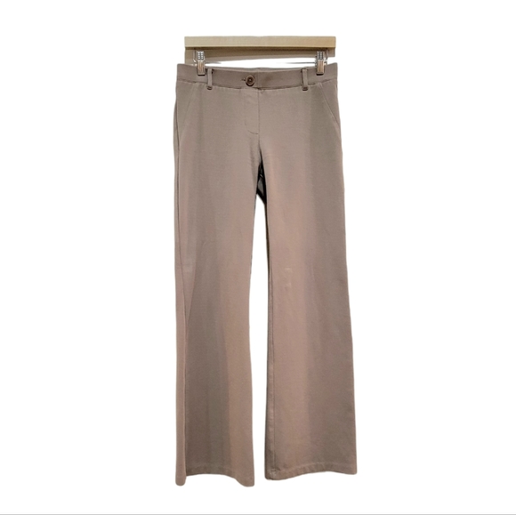 Betabrand Dress Pant Yoga Pant Bootcut Clasdic Khaki Twill Women's Size Medium - Picture 2 of 8